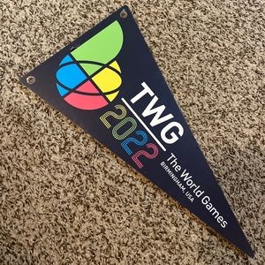 WinCraft The World Games 2022 Birmingham USA Wooden Pennant